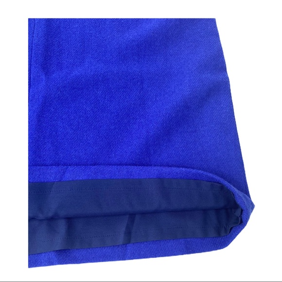 Talbots Blue Wool Pencil Skirt, NWT - Picture 3 of 5